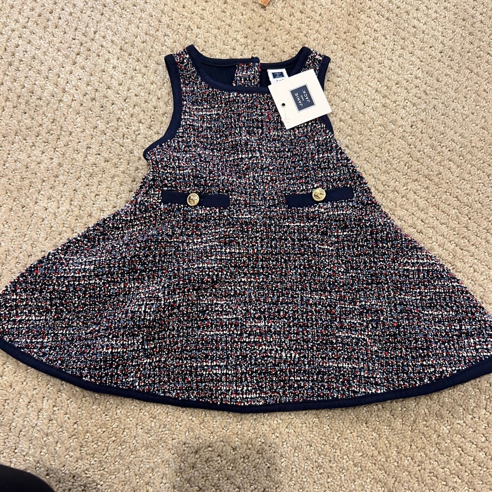 Janie and Jack 3-6 month tweed dress